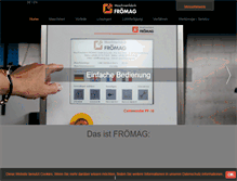 Tablet Screenshot of froemag.de